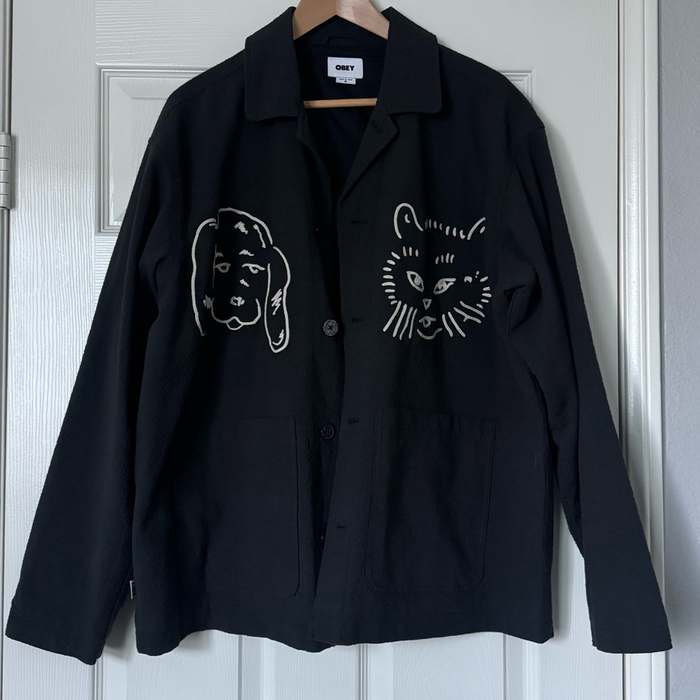 Obey unisex vesta jacket with animal accents - Picture 4 of 8